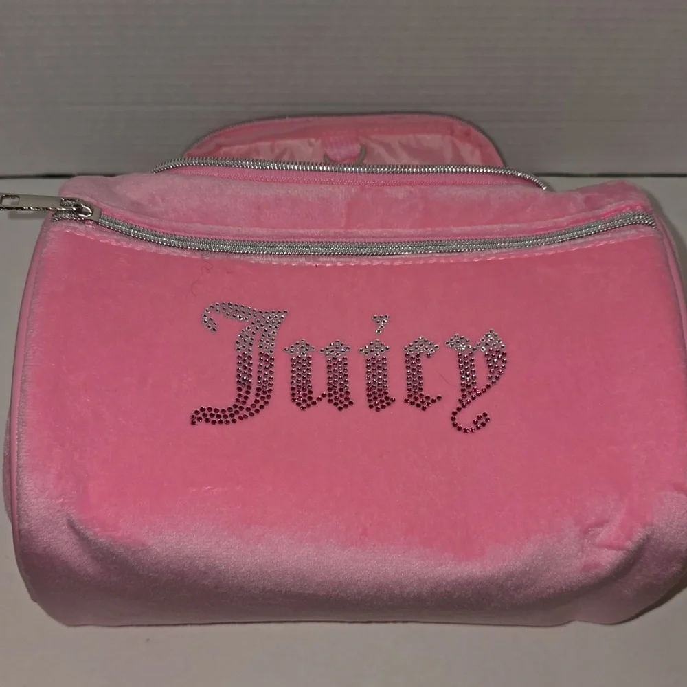 Juicy Couture Pink Travel Cosmetic Bag